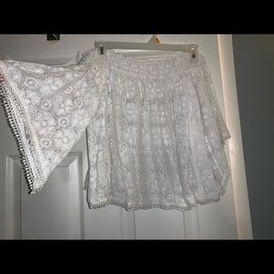 Women’s (XS) off shoulder shirt. Never worn before